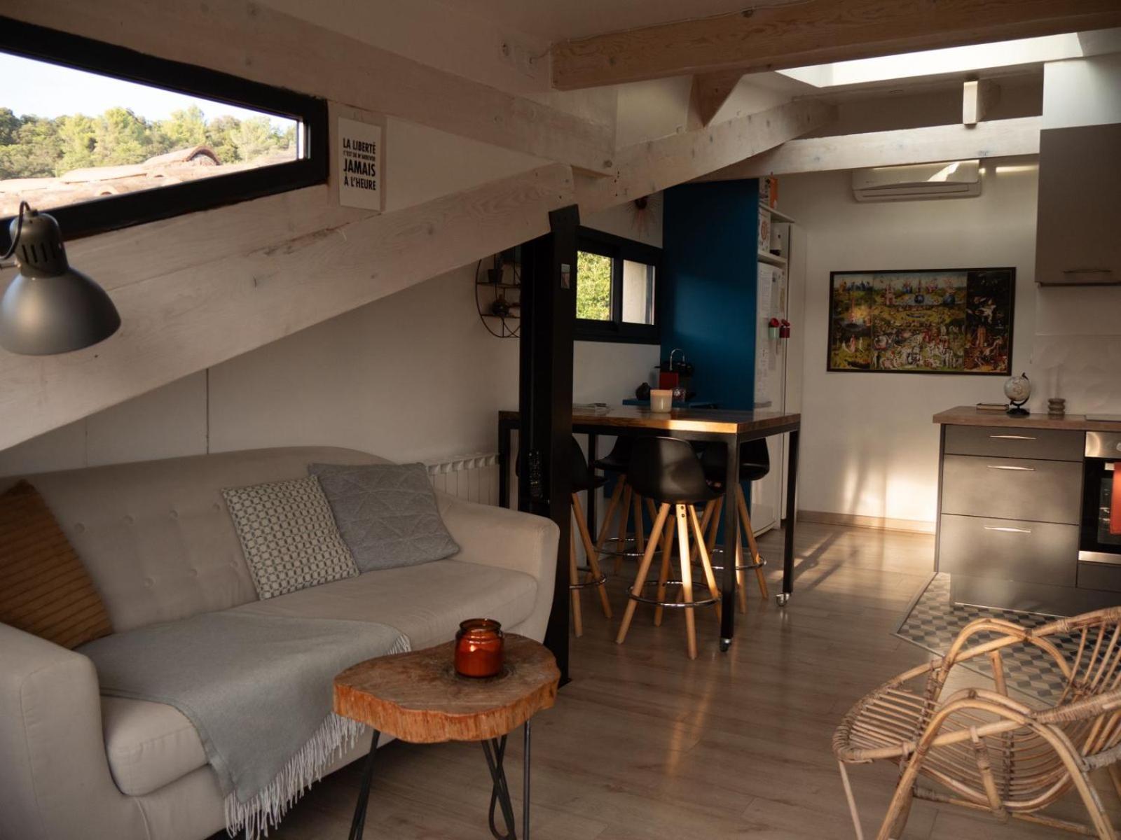 Appartement Sur Les Toits, Tres Jolie Vue Provence Gréoux-les-Bains Exterior foto